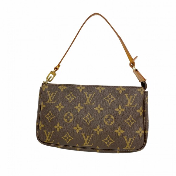 Louis Vuitton Handbags - LOUIS VUITTON Brown Monogram Pochette Pouch